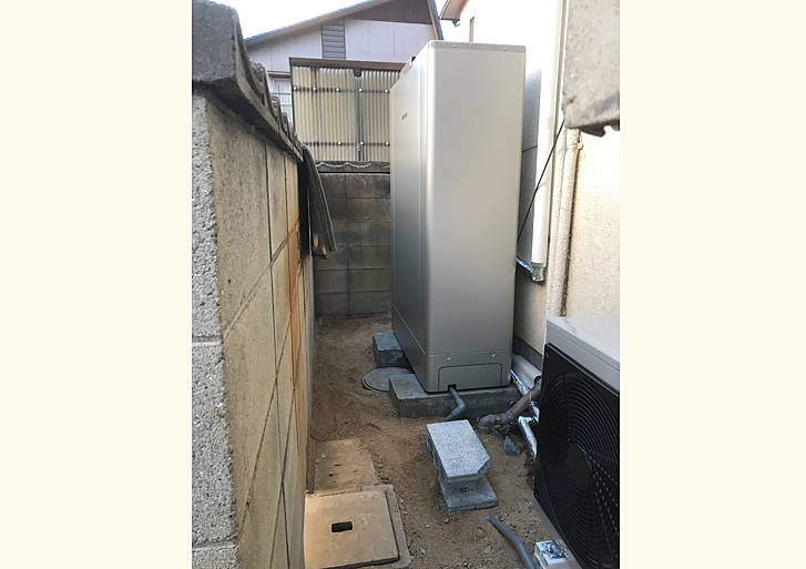 エコキュート設置後